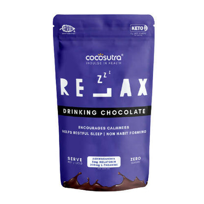 Cocosutra Lite - Relax - Sugar Free Drinking Chocolate Mix - BUDNE