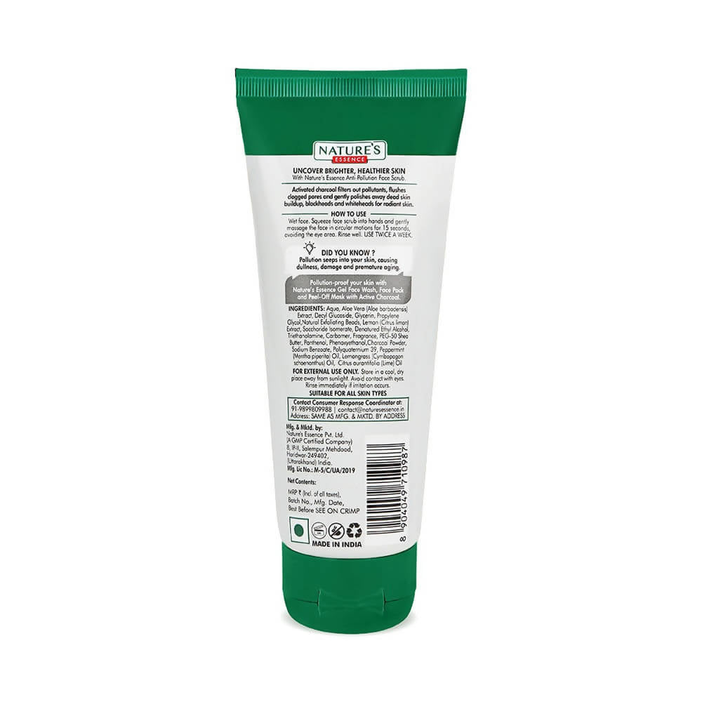 Nature's Essence Anti Pollution Charcoal Face Scrub