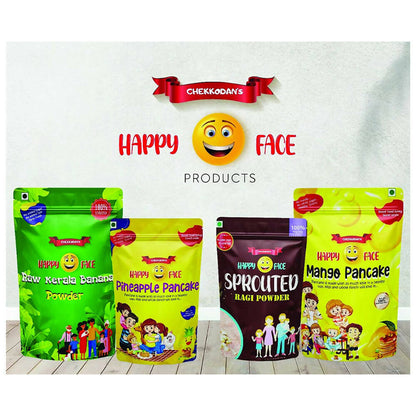 Happy Face Ready To Eat Sprouted Ragi/Porridge Powder With No Artificial Flavour For Kids