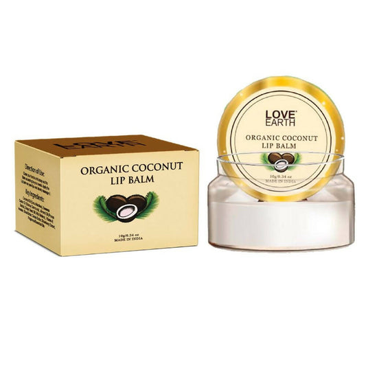 Love Earth Organic Coconut Lip Balm - usa canada australia