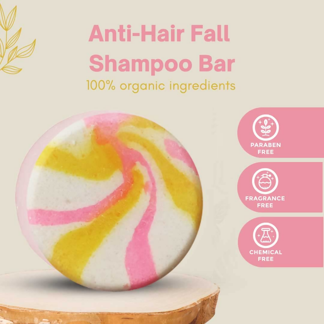 The Wellness Shop Anti Hairfall Shampoo Bar With Ginkgo Biloba And Shatavari