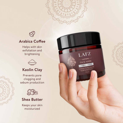 Lafz Caffeine Face Mask