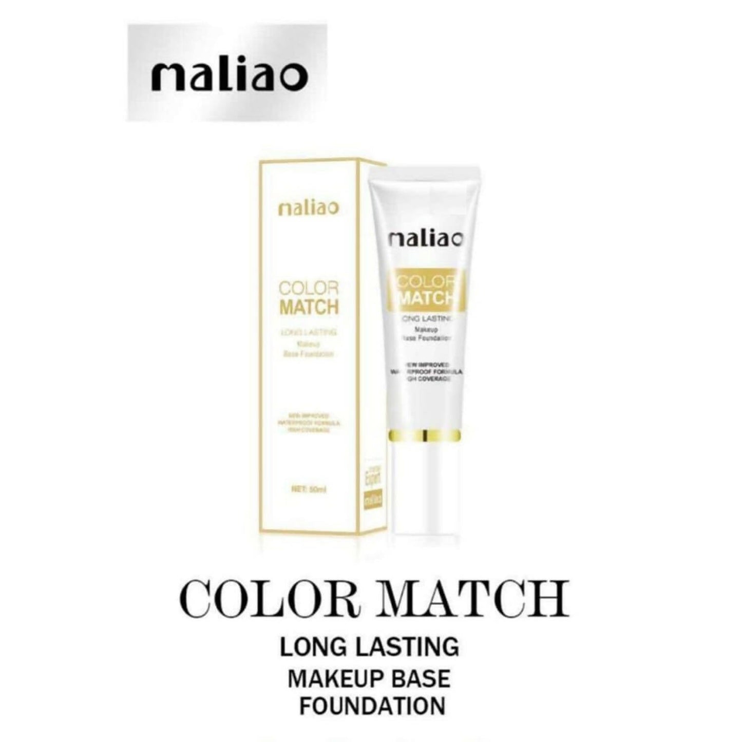 Maliao Professional Matte Look Color Match Base Foundation