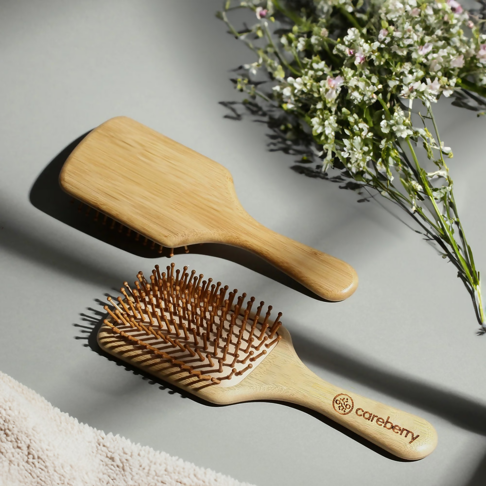 Careberry Bamboo Brilliance Paddle Hairbrush
