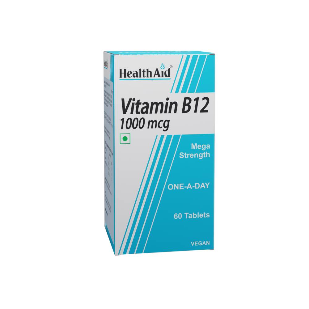 HealthAid Vitamin B12 1000 mcg Mega Strength Tablets - BUDEN