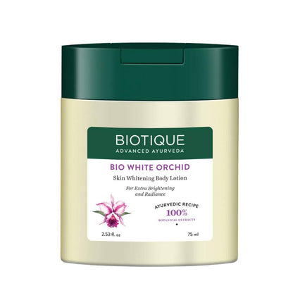 Biotique Advanced Ayurveda Bio White Orchid Skin Whitening Body Lotion 75Ml