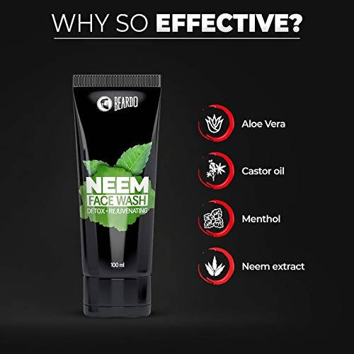 Beardo Neem Face Wash & Beard Wash Acne Control