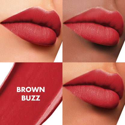 Lakme Cushion Matte Lipstick - Brown Buzz