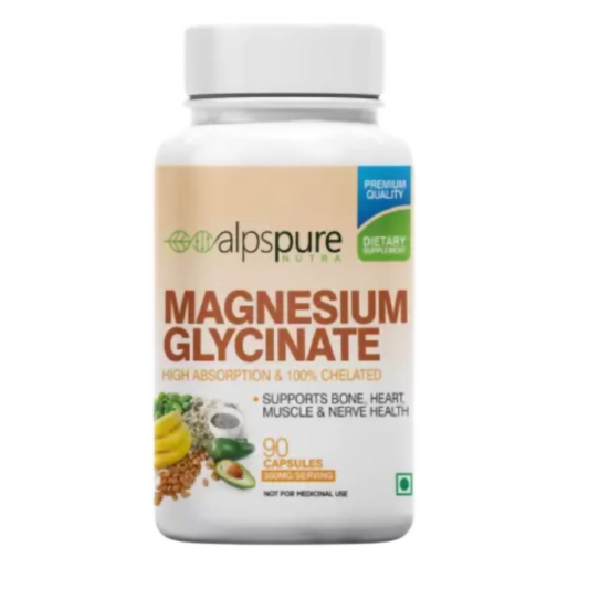 Alpspure Nutra Magnesium Glycinate Capsules - BUDEN