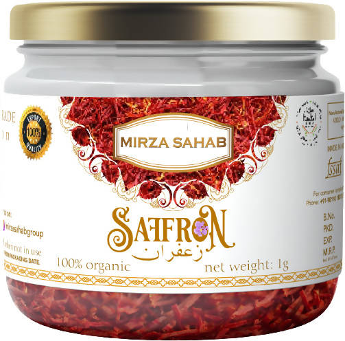 Mirza Sahab Organic Saffron -  USA, Australia, Canada 