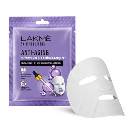 Lakme Skin Solutions Anti-Aging Sheet Mask - buy in USA, Australia, Canada