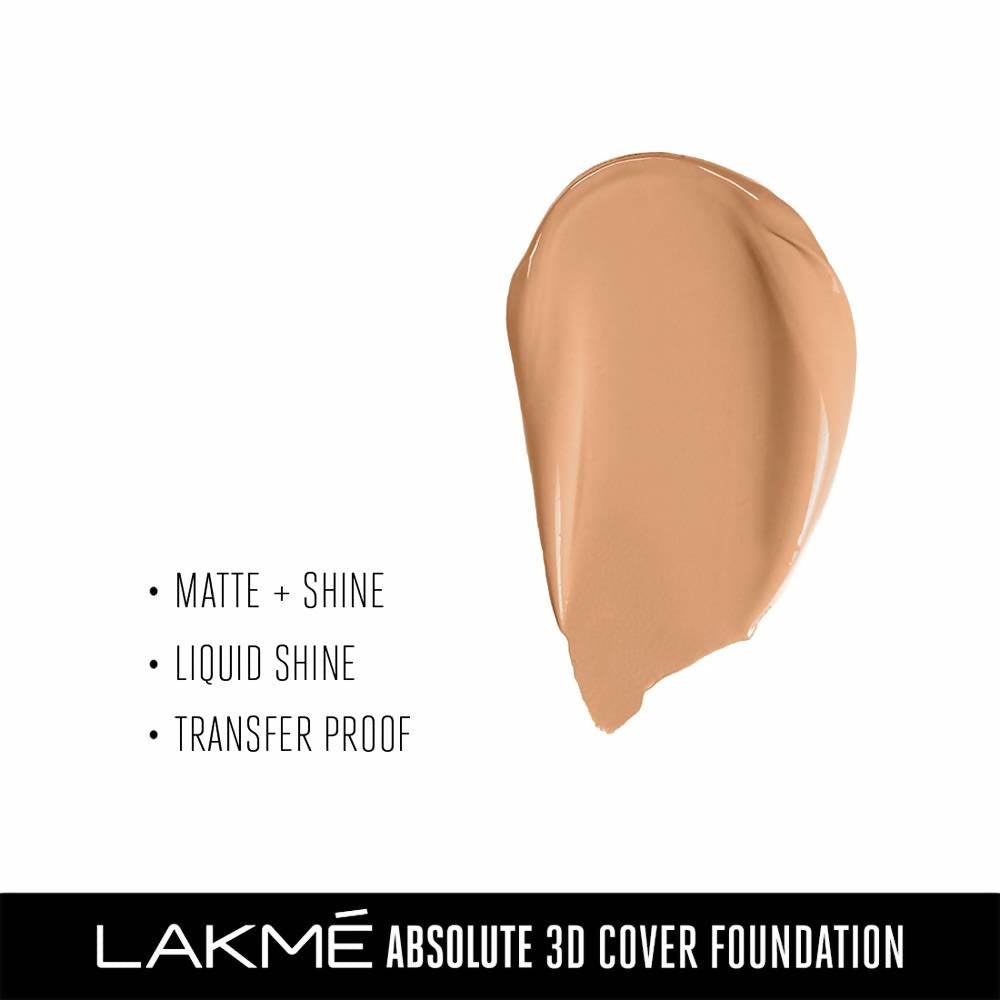 Lakme Absolute 3D Cover Foundation - Cool Cinnamon