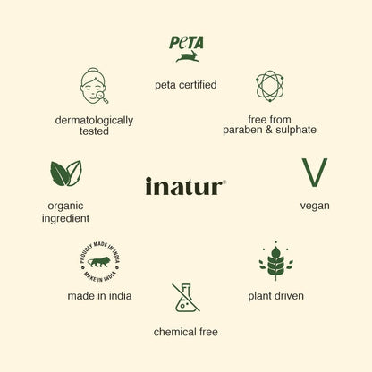 Inatur Charcoal Foaming Face Wash