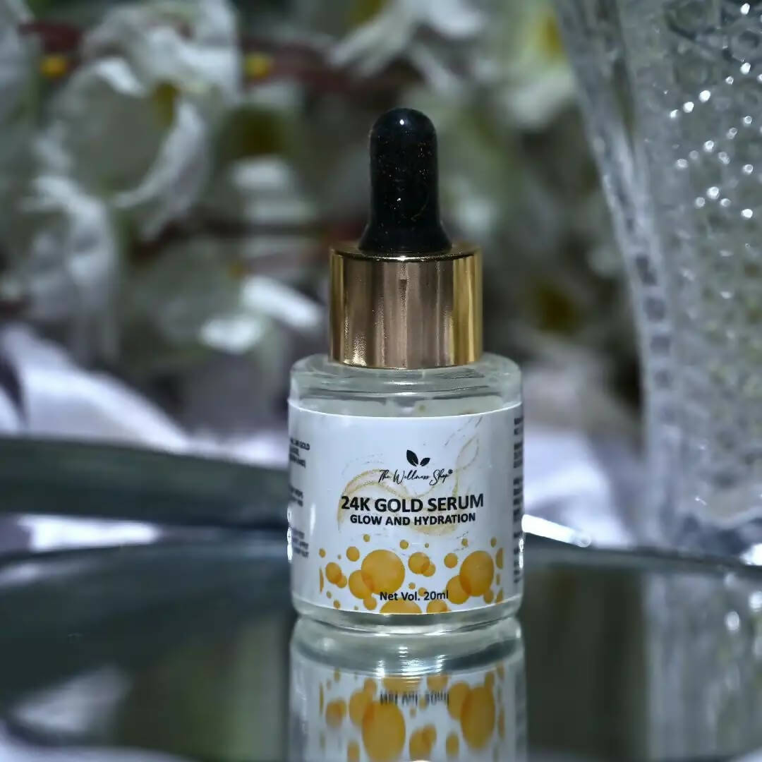 The Wellness Shop 24k Gold Serum for Glow and Hydration
