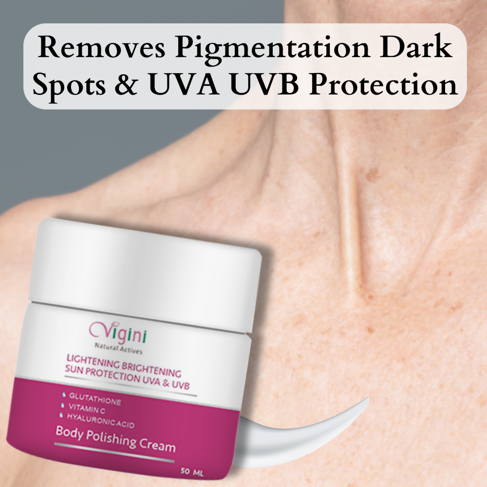 Vigini Skin Whitening Lightening Body Polishing Day Night Gel Cream