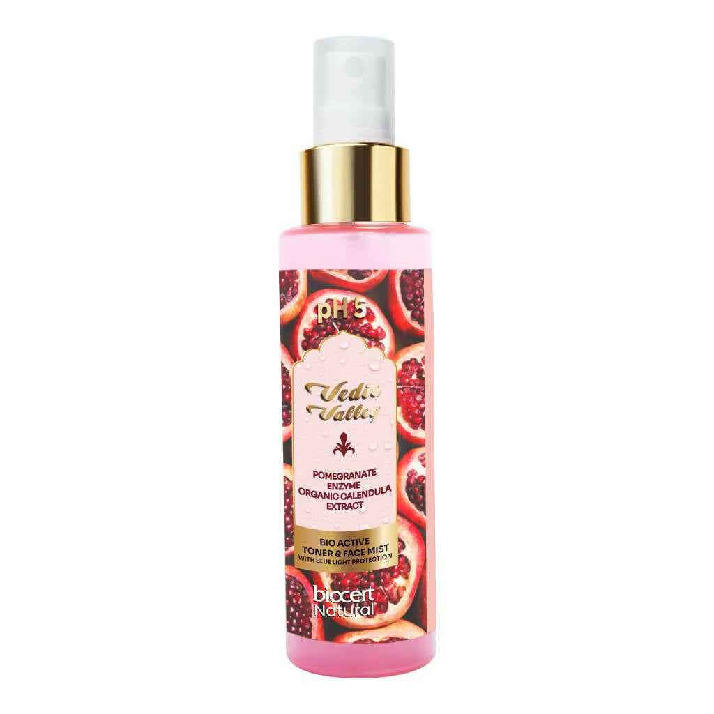 Vedic Valley Face Mist & Toner With Blue Light Filters Pomegranate - BUDNEN
