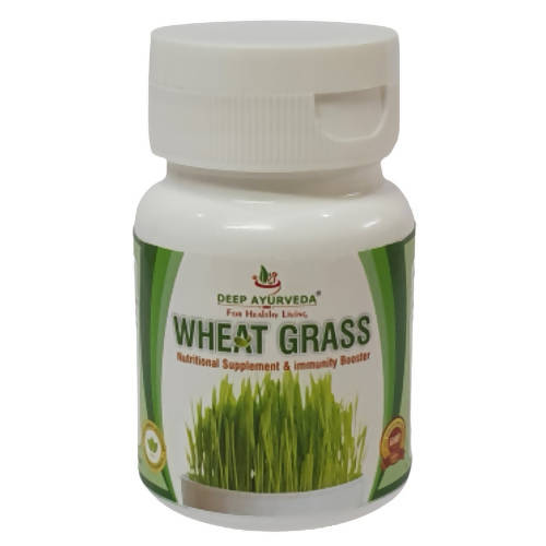 Deep Ayurveda Wheat Grass 500mg Veg Capsules -  usa australia canada 