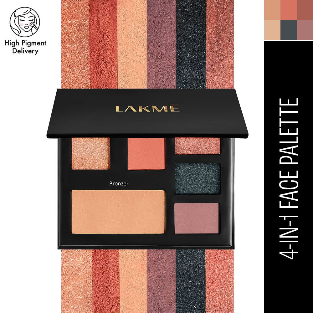 Lakme Glitterati 4 In 1 Face Palette - Night Diva