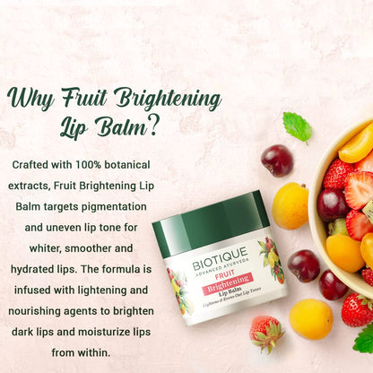 Biotique Advanced Ayurveda Bio Fruit Whitening Lip Balm