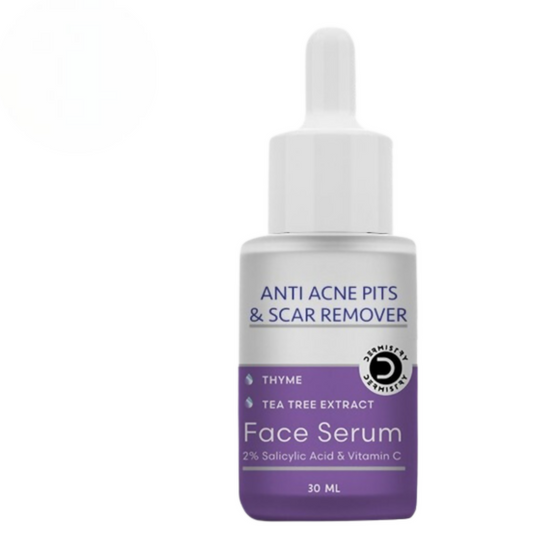 Dermistry Anti Acne 2% Salicylic Acid Niacinamide & Vitamin C Pits Scars Dark Spots Face Serum - usa canada australia