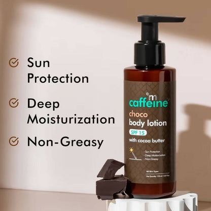 mCaffeine Choco Body Lotion SPF 15 With Cocoa Butter