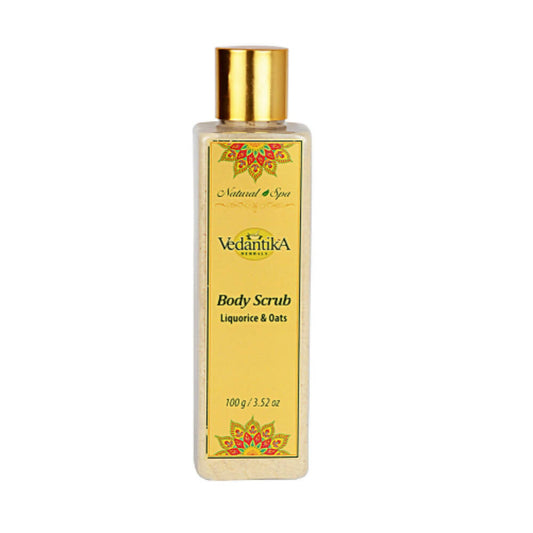 Vedantika Herbals Body Scrub (Liquorice & Oats) - usa canada australia