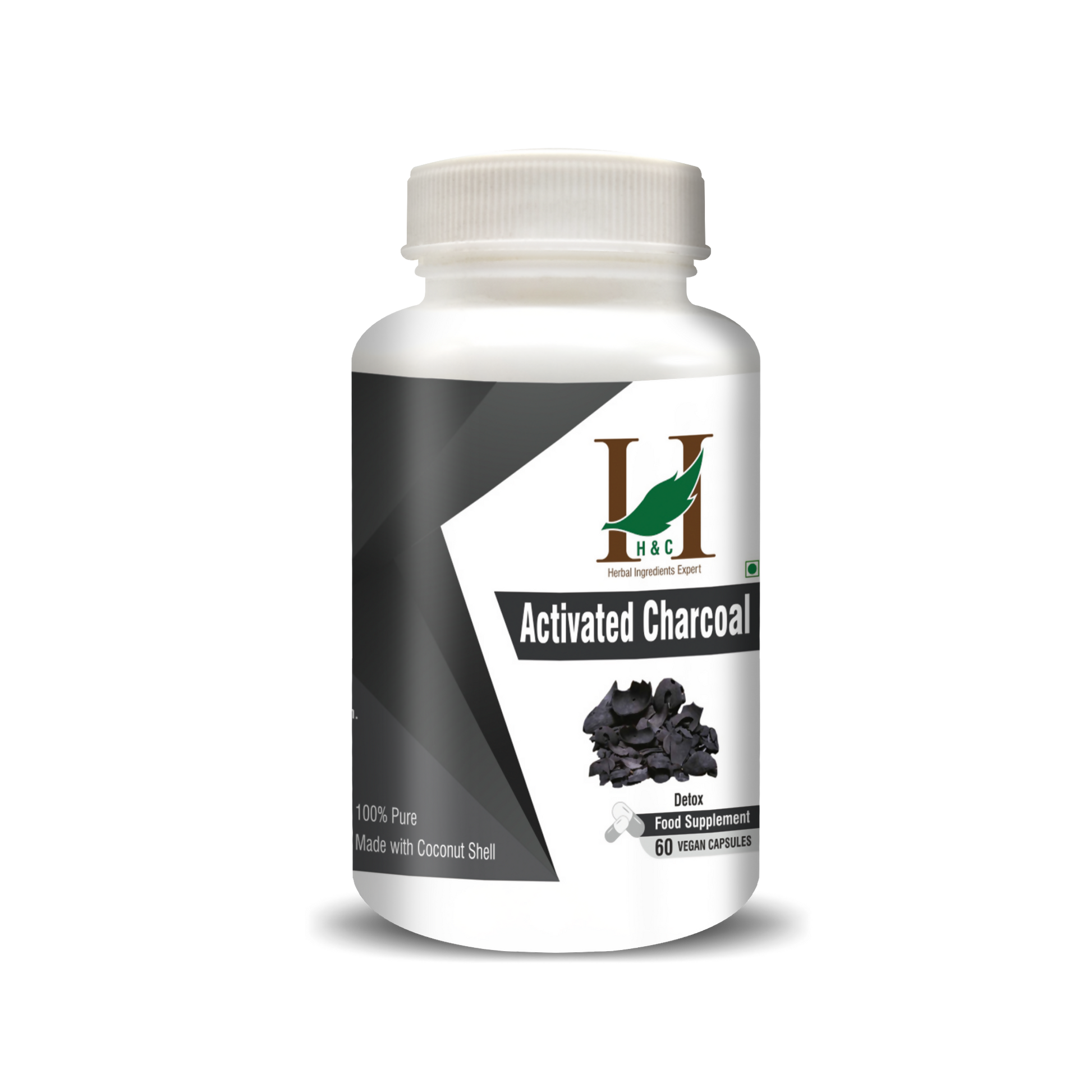 H&C Herbal Activated Charcoal Capsules - buy in USA, Australia, Canada