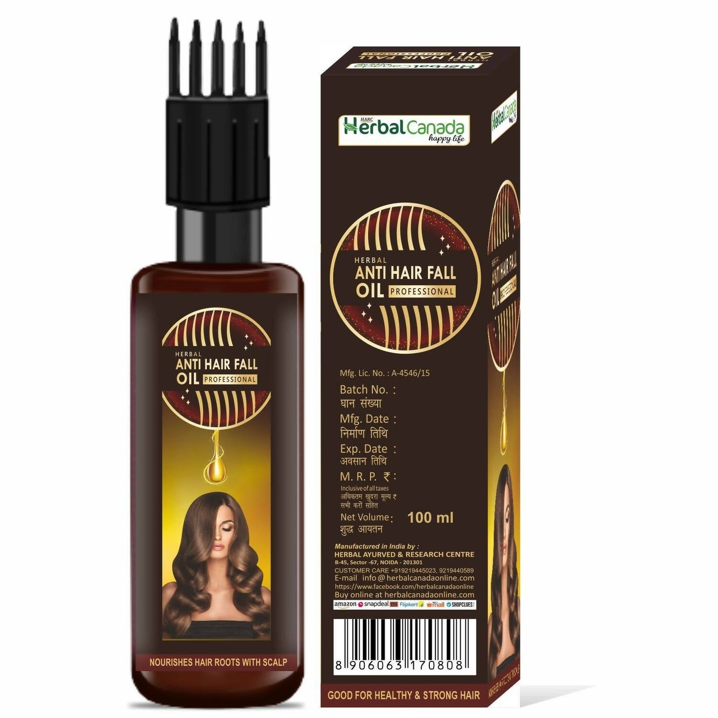 Herbal Canada Anti Hair Oil Professional