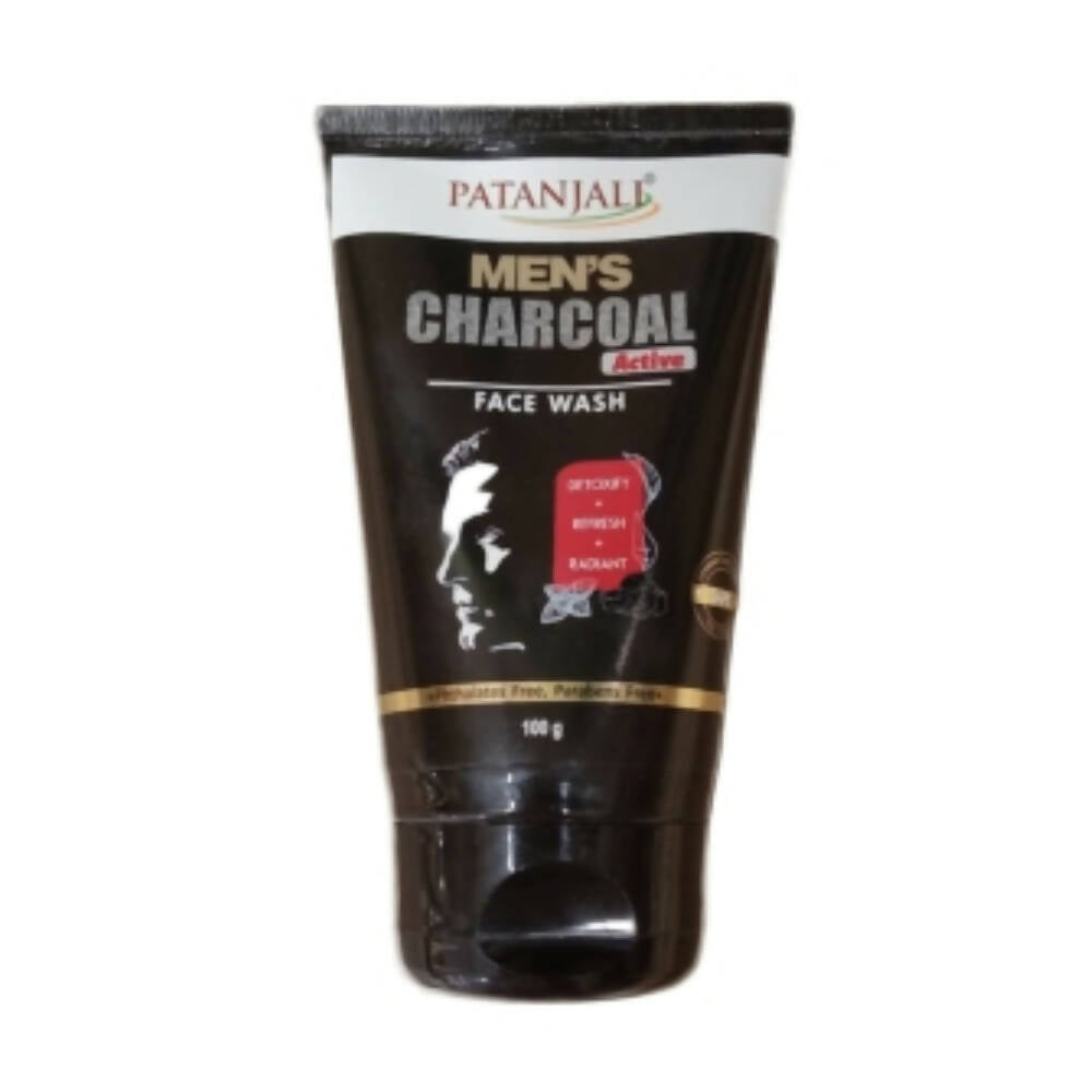 Patanjali Men's Charcoal Active Face Wash - BUDNE