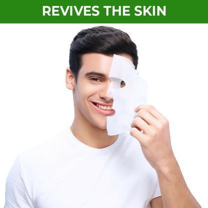 Nykaa Skin Secrets Indian Rituals Tea Tree + Aloe Vera Sheet Mask For Clear & Moisturised Skin