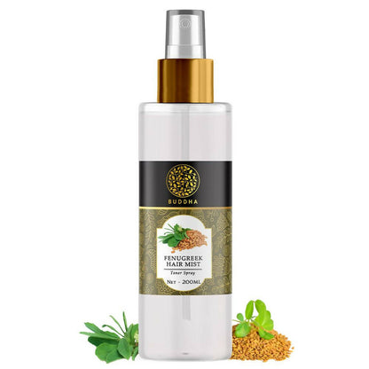 Buddha Natural Fenugreek Hair Vitalizer Spray Mist- Hair Thinning & Greying Hair Mist - BUDNE