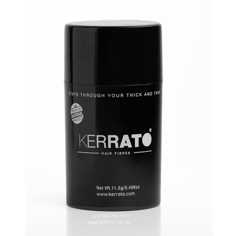 Kerrato Hair Fibres For Thinning Hair - Jet Black - BUDNE