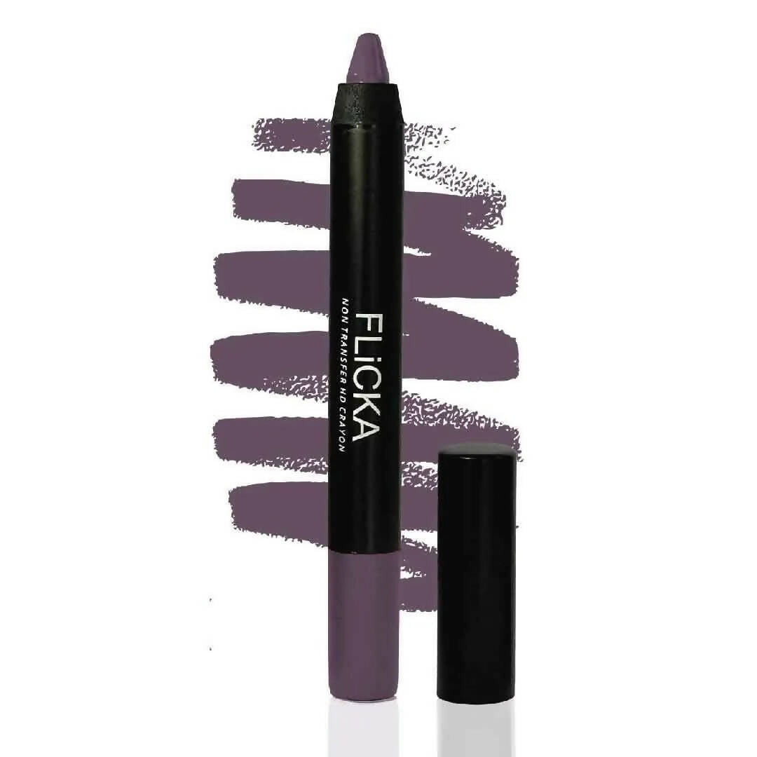 FLiCKA Lasting Lipsence Crayon Lipstick 05 Day Dreaming - Dark Purple - BUDNE