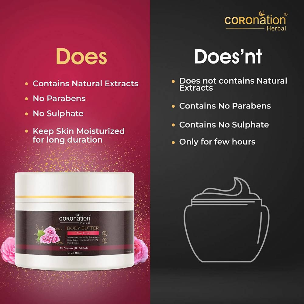 Coronation Herbal Pink Rose Body Butter