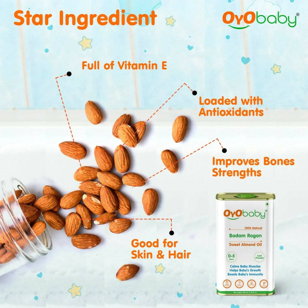 Oyo Baby Badam Rogan Sweet Almond Oil