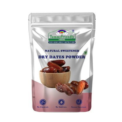 TummyFriendly Foods Dry Dates Powder and Raw Kerala Banana Powder Combo