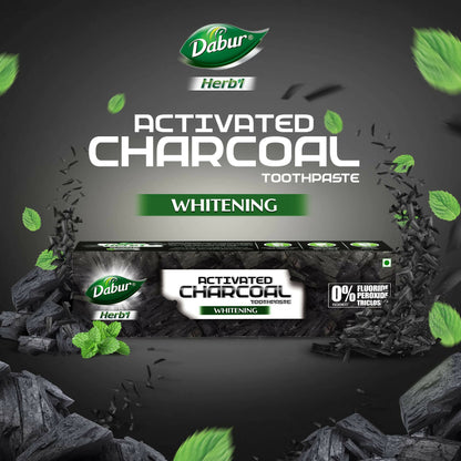 Dabur Herb'l Activated Charcoal & Mint Whitening Toothpaste