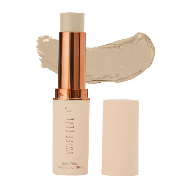 Swiss Beauty Satin Finish Foundation Stick - 01 Cream Vanilla - BUDNE