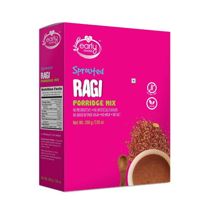 Early Foods Organic Sprouted Ragi Porridge Mix -  USA, Australia, Canada 