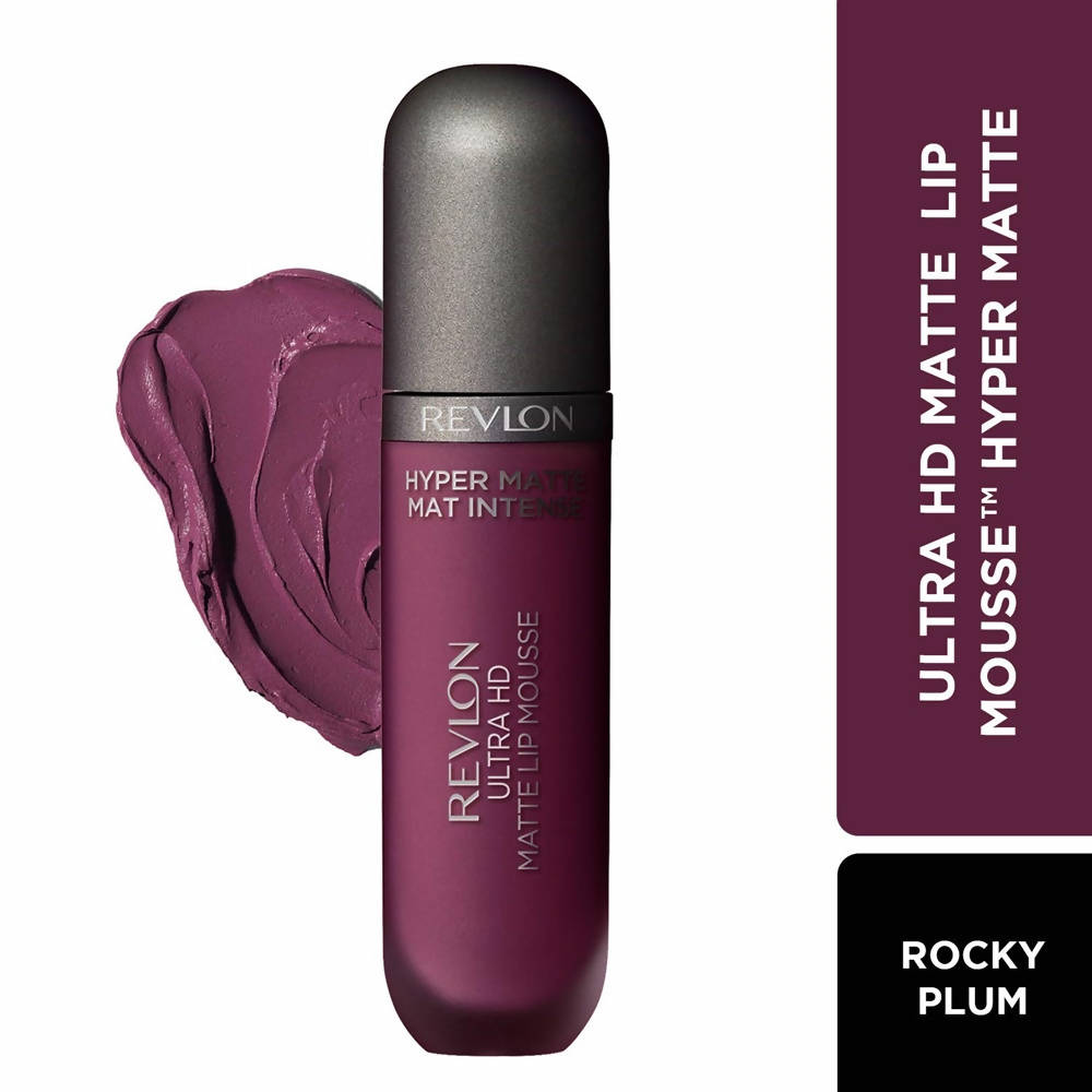 Revlon Hyper Matte Mat Intense Ultra Hd Matte Lip Mousse - Rocky Plum