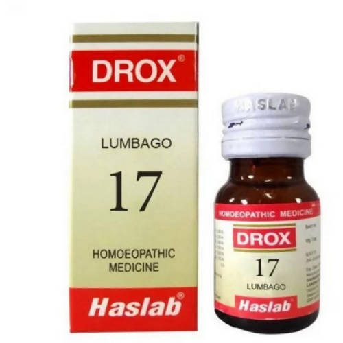 Haslab Homeopathy Drox 17 Lumbago Drops - usa canada australia