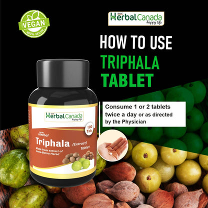 Herbal Canada Triphala Extract Tablets