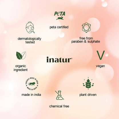 Inatur Lip and Cheek Tint Rose Berry