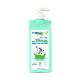 Mamaearth Milky Soft Head to Toe Wash With Oats, Milk & Calendula For Babies -  USA, Australia, Canada 