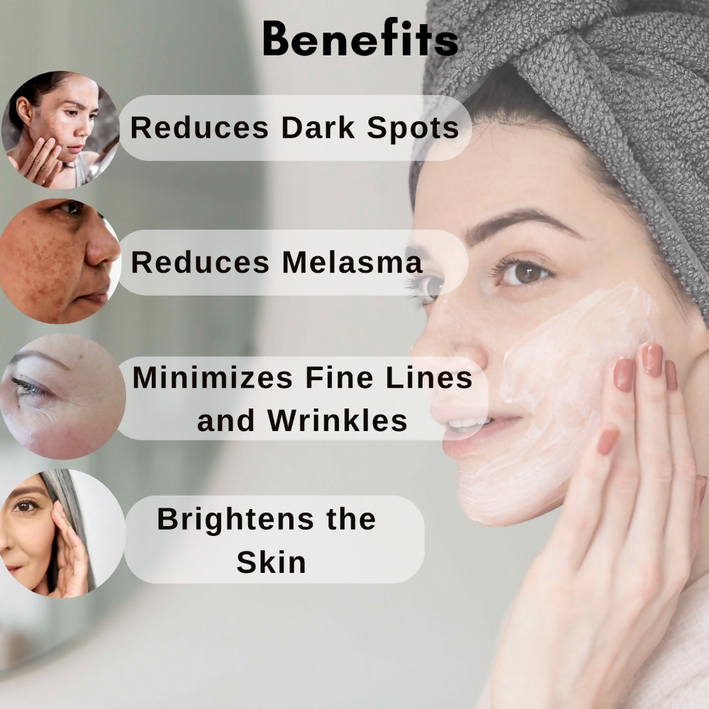 Dermistry Kojic Acid Skin Perfecting Fairness Face Cream Dark Spots Correction Instant Glow