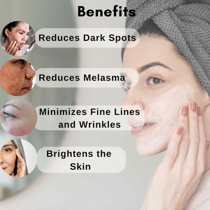 Dermistry Kojic Acid Skin Perfecting Fairness Face Cream Dark Spots Correction Instant Glow
