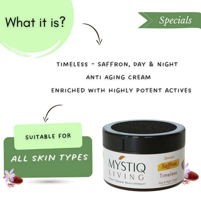Mystiq Living Specials Timeless - Saffron Anti Aging Cream