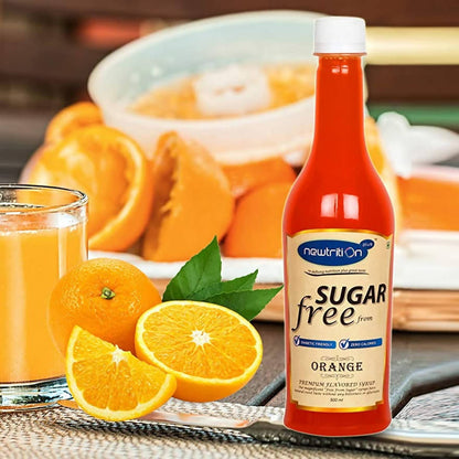 Newtrition Plus Sugar Free Orange Syrup