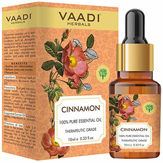 Vaadi Herbals Cinnamon 100% Pure Essential Oil Therapeutic Grade - BUDNE