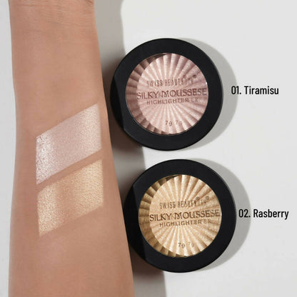 Swiss Beauty Silky Mousse Highlighter With Shimmery Finish - 01 Tiramisu